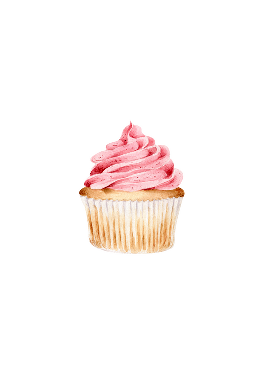 Roze cupcake