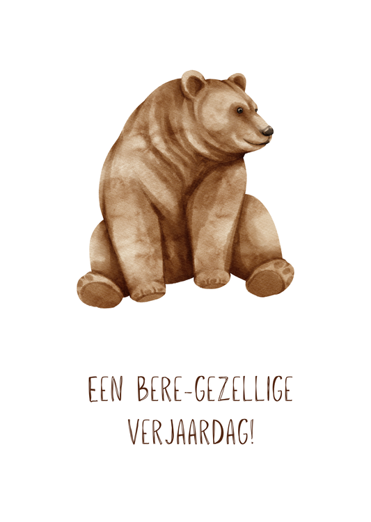 Bere-gezellige verjaardag